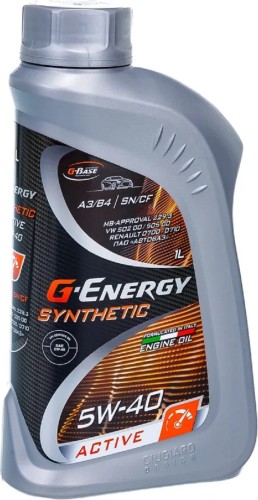 Масло моторное G-ENERGY Synthetic Active 5W-40 1 л 253142409