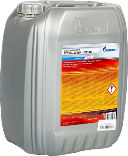 Масло моторное GAZPROMNEFT Diesel Extra 10W-40 20 л 2389900039 - изображение 2