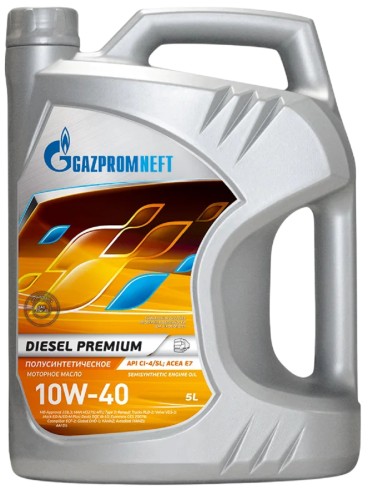 Масло моторное GAZPROMNEFT Diesel Premium 10W-40 5 л 2389901340