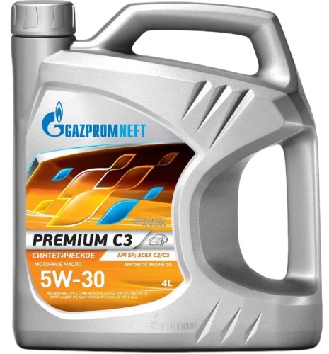 Масло моторное GAZPROMNEFT Premium С3 5W-30 4 л 253142230