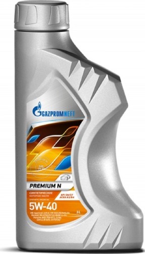 Масло моторное GAZPROMNEFT Premium N 5W-40 1 л 2389900143