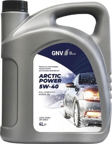 Масло моторное GNV Arctic Power 5W40 4 л GAP1011182011120620004