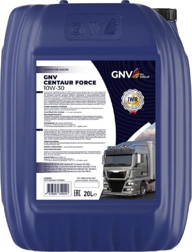 Масло моторное GNV Centaur Force 10W30 20 л GСF1104246441210300020 - изображение 2