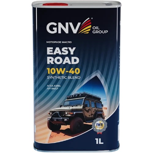 Масло моторное GNV Easy Road 10W40 1 л (металл. канистра) GER1M11180017511040001 - изображение 2