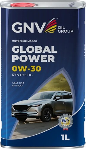Масло моторное GNV Global Power 0W30 Synthetic 1 л (металл. канистра) GGP1011064010130030001 - изображение 2