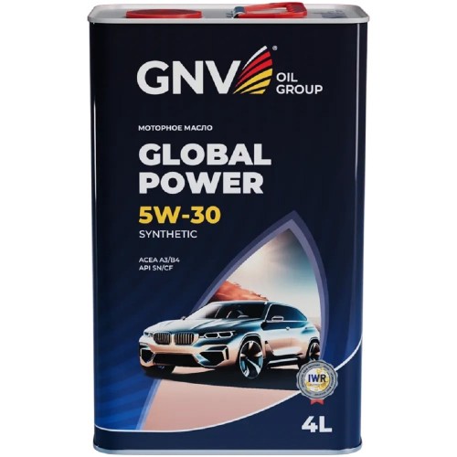 Масло моторное GNV Global Power 5W30 Synthetic 4 л (металл. канистра) GGP1M11064010130530004 - изображение 2