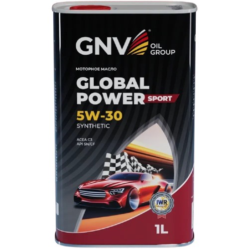 Масло моторное GNV Global Power Sport 5W30 Synthetic 1 л (металл. канистра) GPS1M10564010130530001 - изображение 2