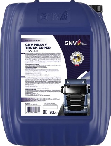 Масло моторное GNV Heavy Truck Super 10W40 20 л GHT1011441011111040020 - изображение 2