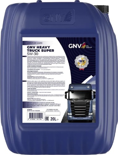 Масло моторное GNV Heavy Truck Super 5W30 20 л GHT1011441011110530020 - изображение 2