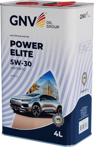 Масло моторное GNV Power Elite 5W30 Synthetic 4 л (металл. канистра) GPE1M12080018230530004