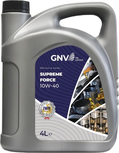 Масло моторное GNV Supreme Force 10W40 4 л GSF1011654011111040004