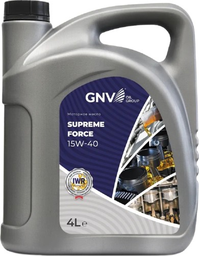 Масло моторное GNV Supreme Force 15W40 4 л GSF1011564011111540004
