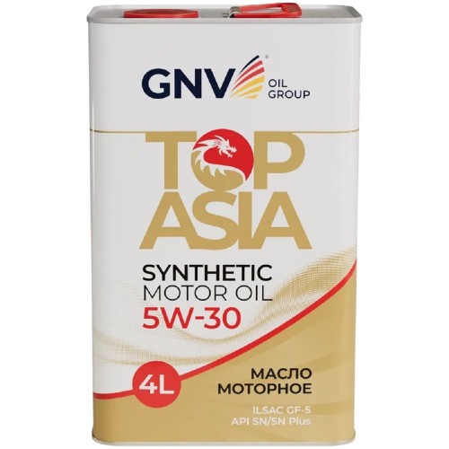Масло моторное GNV Top Asia 5W30 4 л (металл. канистра) GTA1011904020010530004 - изображение 2