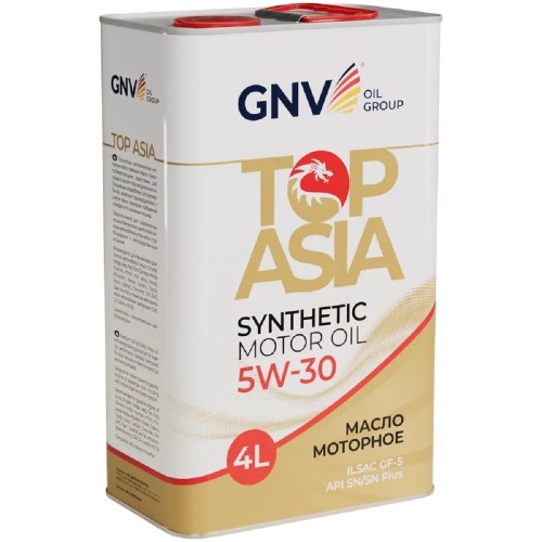 Масло моторное GNV Top Asia 5W30 4 л (металл. канистра) GTA1011904020010530004 - изображение 3