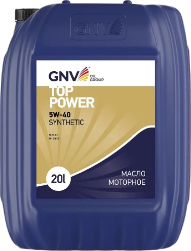 Масло моторное GNV Top Power 5W40 Synthetic 20 л GTP1011872019510540020