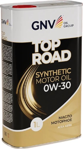 Масло моторное GNV Top Road 0W30 1 л (металл. канистра) GTR1012702010010030001 - изображение 3
