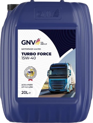 Масло моторное GNV Turbo Force 15W40 20 л GTF1011537014511540020