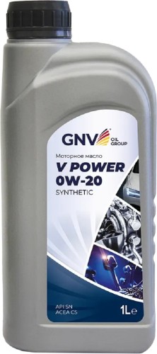 Масло моторное GNV V POWER 0W20 1 л GVP1020454040130020001