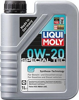 Масло моторное LIQUI MOLY SAE  0W20 Special Tec V 1 л 20631 синтетическое 20631
