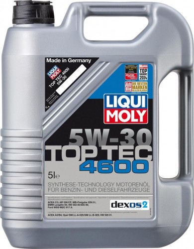 Масло моторное LIQUI MOLY SAE  5W30 Top Tec 4600   5 л 8033/2316 синтетическое 8033/2316