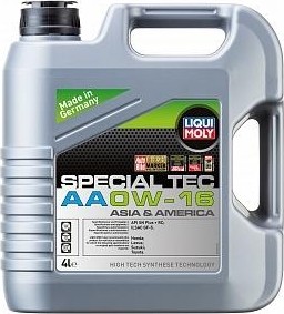 Масло моторное LIQUI MOLY SAE  0W16 Special Tec AA  4 л 21327 синтетическое 21327