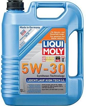 Масло моторное LIQUI MOLY SAE  5W30 Leichtlauf High Tech LL   5 л 39007 синтетическое 39007