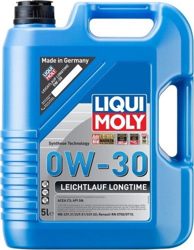 Масло моторное LIQUI MOLY SAE  0W30 Leichtlauf Longtime 5 л 39040 синтетическое 39040