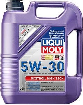 Масло моторное LIQUI MOLY SAE  5W30 Synthoil High Tech   5 л 20959/9077 синтетическое 20959/9077