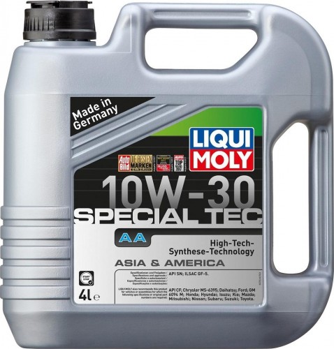 Масло моторное LIQUI MOLY SAE 10W30 Special Tec AA Benzin  4 л 21337 синтетическое 21337