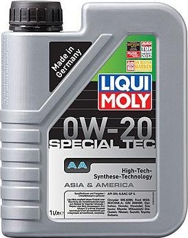 Масло моторное LIQUI MOLY SAE  0W20 Special Tec AA  1 л 8065/6738 синтетическое 8065/6738