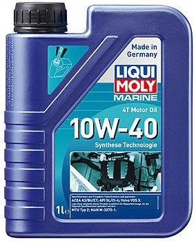 Масло моторное LIQUI MOLY SAE 10W40 Marine 4T Motor Oil  1 л 25012 синтетическое 25012