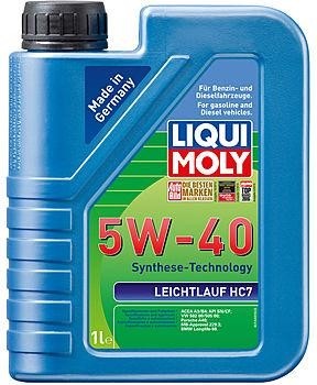 Масло моторное LIQUI MOLY SAE  5W40 Leichtlauf HC 7  1 л 1346/2308 синтетическое 2308