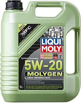 Масло моторное LIQUI MOLY SAE  5W20 Molygen New Generation 5 л 8540 синтетическое 8540