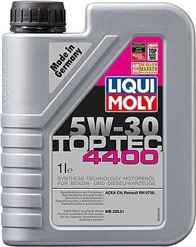 Масло моторное LIQUI MOLY SAE  5W30 Top Tec 4400   1 л. 2319 синтетическое 2319