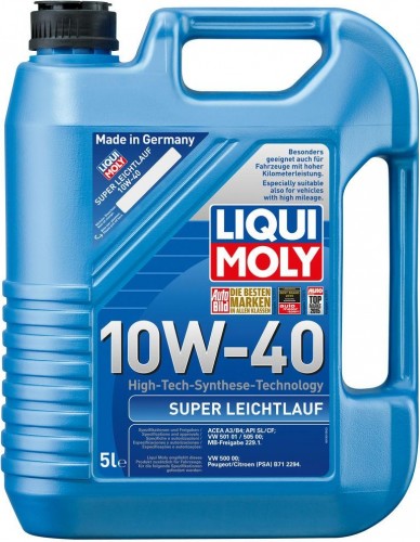 Масло моторное LIQUI MOLY SAE 10W40 Super Leichtlauf   5 л 1929/9505 синтетическое 9505/1929