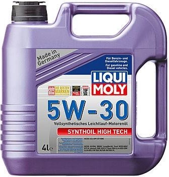 Масло моторное LIQUI MOLY SAE  5W30 Synthoil High Tech   4 л 9076/20958 синтетическое 9076/20958