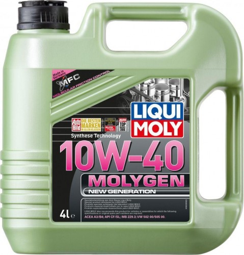 Масло моторное LIQUI MOLY SAE 10W40 Molygen New Generation   4 л 9060 синтетическое 9060