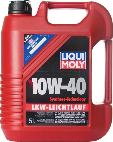 Масло моторное LIQUI MOLY SAE 10W40 LKW-Leichtlauf-Motoroil Basic   5 л 1185/8026 синтетическое 8026/1185