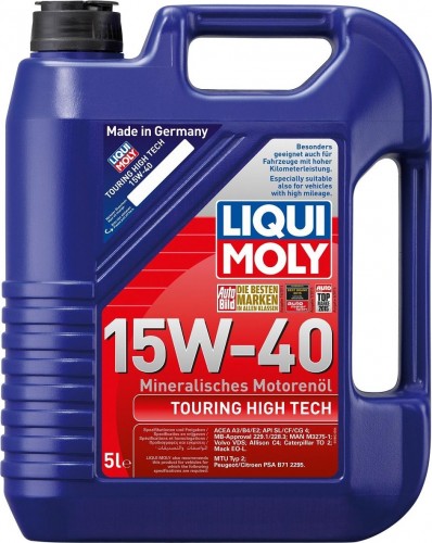 Масло моторное LIQUI MOLY SAE 15W40 Touring High Tech 5 л 1862/1096 1862/ 1096