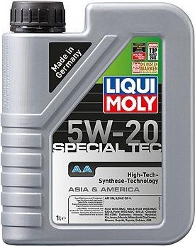 Масло моторное LIQUI MOLY SAE  5W20 Special Tec AA  1 л 7620 синтетическое 20792/7620