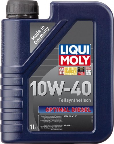 Масло моторное LIQUI MOLY SAE 10W40 Optimal Diesel   1 л 3933 полуcинтетическое 3933