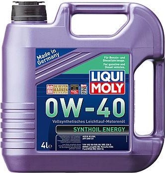 Масло моторное LIQUI MOLY SAE  0W40 Synthoil Energy   4 л 7536/2451 синтетическое 7536