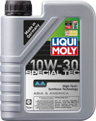 Масло моторное LIQUI MOLY SAE 10W30 Special Tec AA Benzin  1 л 21336 синтетическое 21336