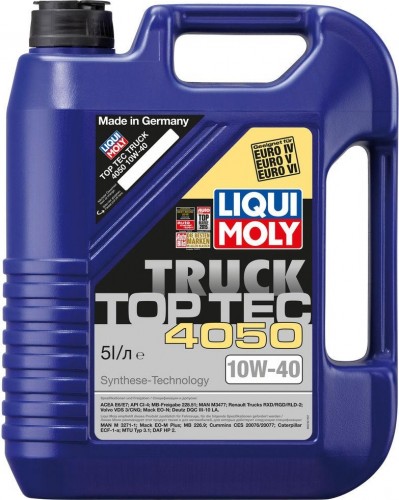 Масло моторное LIQUI MOLY SAE 10W40 Top Tec Truck 4050   5 л 2232 синтетическое 2232