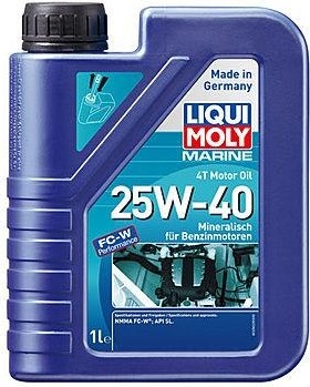 Масло моторное LIQUI MOLY SAE 25W40 Marine 4T Motor Oil  1 л 25026 25026