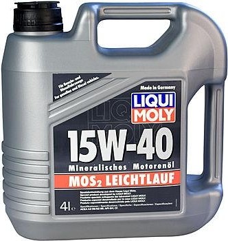Масло моторное LIQUI MOLY SAE 15W40 MoS2 Leichtlauf   4 л 1949/2631 минеральное 2631/1949