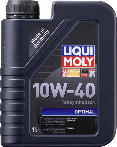 Масло моторное LIQUI MOLY SAE 10W40 Optimal   1 л 3929 полусинтетическое 3929