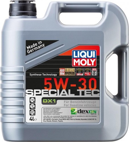 Масло моторное LIQUI MOLY SAE  5W30 Special Tec DX1 4 л 20968 синтетическое 20968