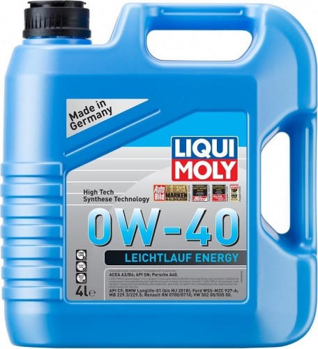 Масло моторное LIQUI MOLY SAE  0W40 Leiсhtlauf Energy 4 л 39035/20740 синтетическое 39035/20740
