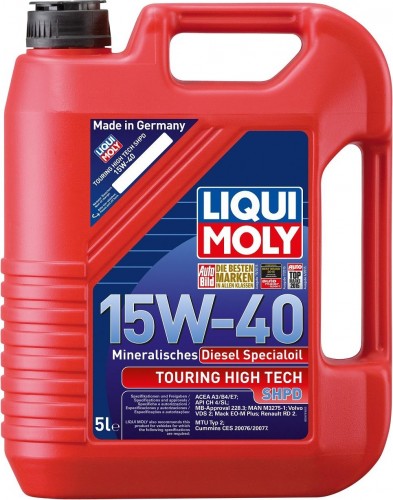 Масло моторное LIQUI MOLY SAE 15W40 Touring High Tech SHPD-Motoroil Basic   5 л 2475 2475